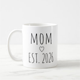 Mutter etablierte anpassbare Jahr-Typografie Kaffeetasse