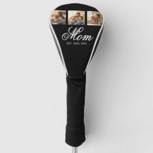 Mutter etablierte weiße elegante Schreibschrift 3 Golf Headcover