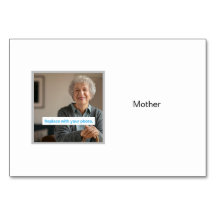 Mutter Foto auf Personalisierten Flashkarten der F