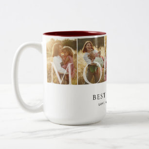 Mutter Foto Collage Beste Mutter Aller Zeiten Ande Zweifarbige Tasse