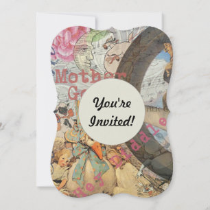 Mutter-Gans-Feengeschichte Einladung