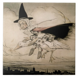 Mutter Gans, Frontispiz 'der Mutter Gans das Ol Fliese