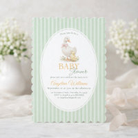 Mutter Gans und Gänschen Babyshower-Einladung