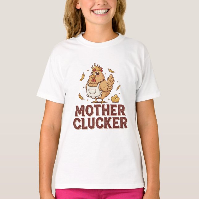 Mutter-Gänschen T-Shirt (Vorderseite)