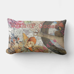 Mutter Gänse Kinderzimmer Rhyme Fairy Tale Lendenkissen