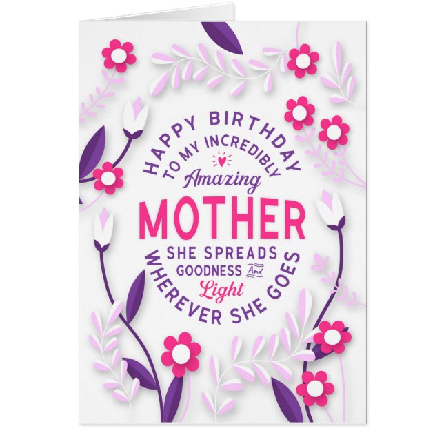 Mutter Geburtstag Meine unglaublich Phantastische  (Vorne)