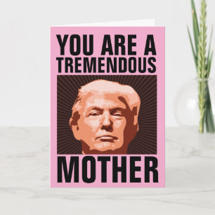 MUTTER GEBURTSTAG TRUMP LUSTIG HUMOR GRUßKARTE KARTE