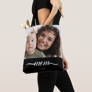 Mutter Gegründet Foto Benutzerdefiniertes Datum El Tasche