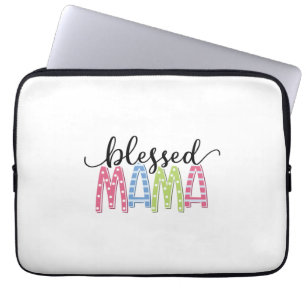 Mutter Geschenk gesegnet Mama Laptopschutzhülle