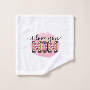 Mutter Geschenk I Liebe Sie Mama Waschlappen