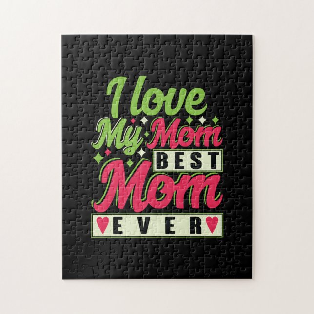 Mutter Geschenk ich Liebe meine Mama (Vertikal)