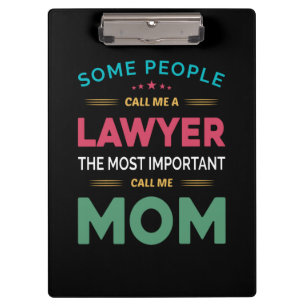 Mutter Geschenke, die einige Leute Anwältin Mama n Klemmbrett