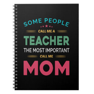 Mutter Geschenke, die manche Leute Lehrerin Mama n Notizblock