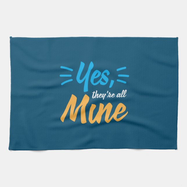 Mutter Geschenke ja, sie sind alle meine Geschirrtuch (Horizontal)