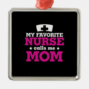 Mutter Geschenke Lieblings-Krankenschwester nennt Ornament Aus Metall