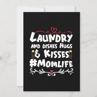Mutter Geschenkwäsche Kisses Mama Leben Einladung