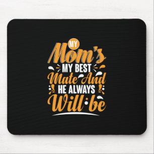 Mutter gibt meiner Mama mein bester Partner ein Ge Mousepad