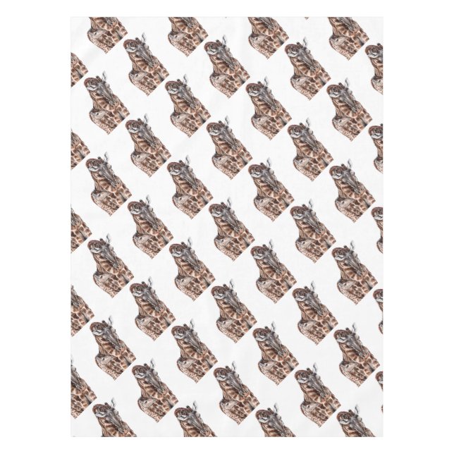 Mutter Giraffe mit Baby Giraffe Tischdecke (Vorderseite)