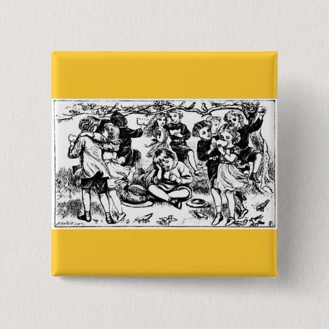 Mutter Goose Button (Vorderseite)