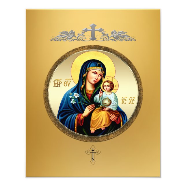 Mutter Gottes Fotodruck (Vorne)