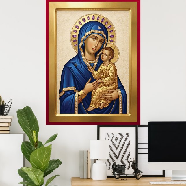 Mutter Gottes Poster (Heimbüro)