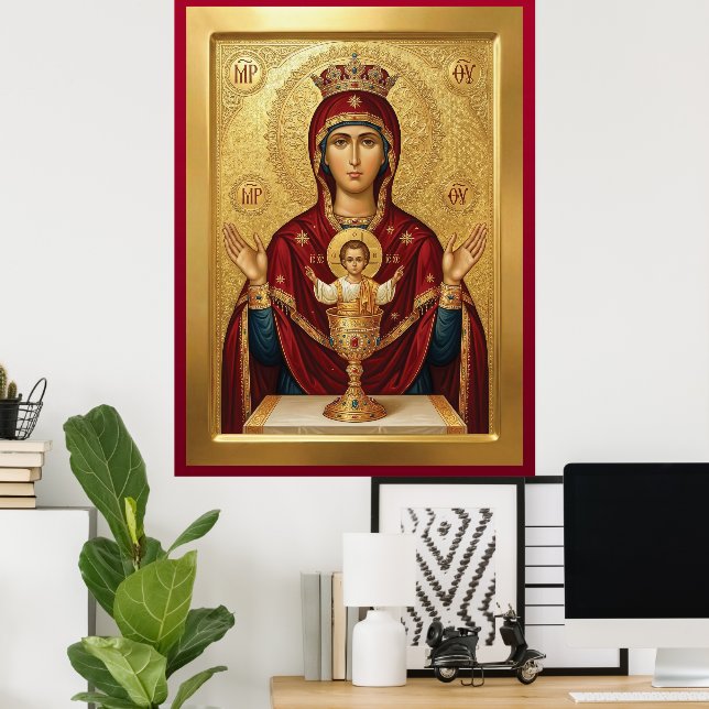 Mutter Gottes Poster (Heimbüro)