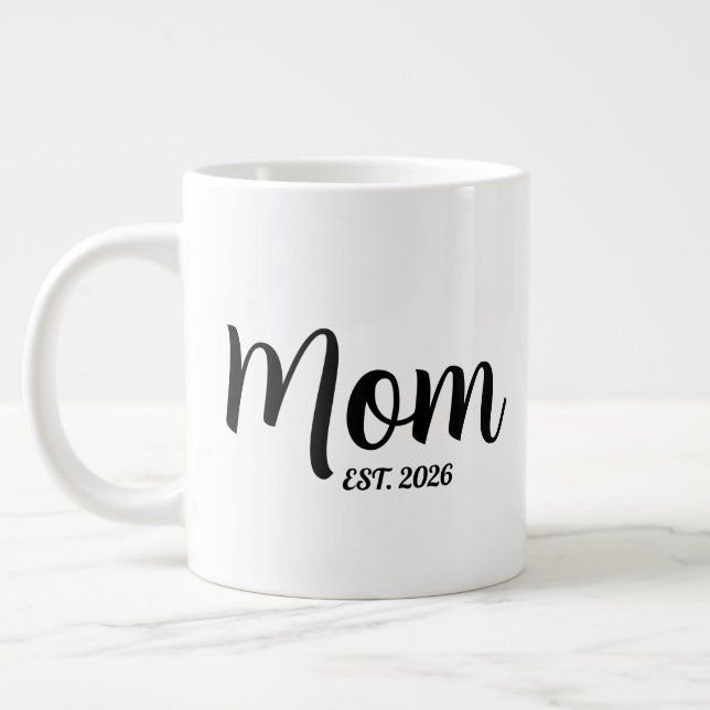 Mutter gründete neue Muttergeschenk Jumbo-Tasse (Links)