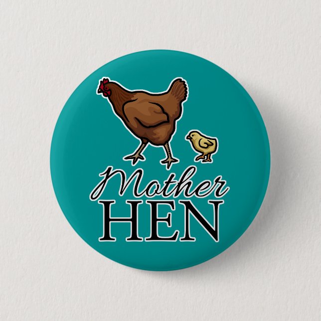 Mutter-Henne Button (Vorderseite)