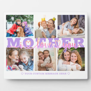 MUTTER I Liebe Sie 6 FotoCollage 8x10 Fotoplatte