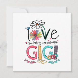Mutter I Liebe wird als Gigi Sonnenblume Geburtsta Einladung