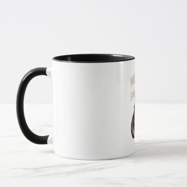 Mutter, ich bin doch nur Haut und Knochen – Lustig Tasse (Links)