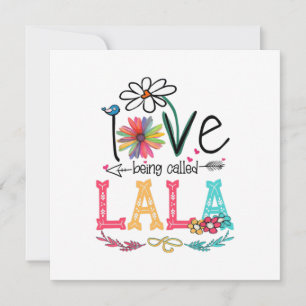 Mutter ich liebe es, Lala Sonnenblumen Geburtstag  Einladung