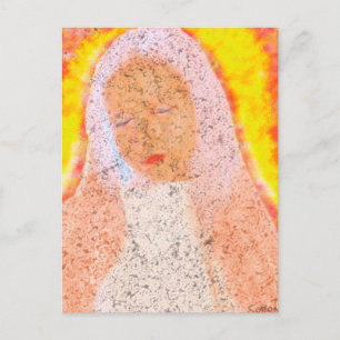 Mutter im Gebet Postkarte