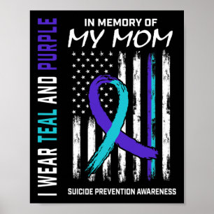 Mutter im Gedenken an meine Mama Selbstmordgedanke Poster