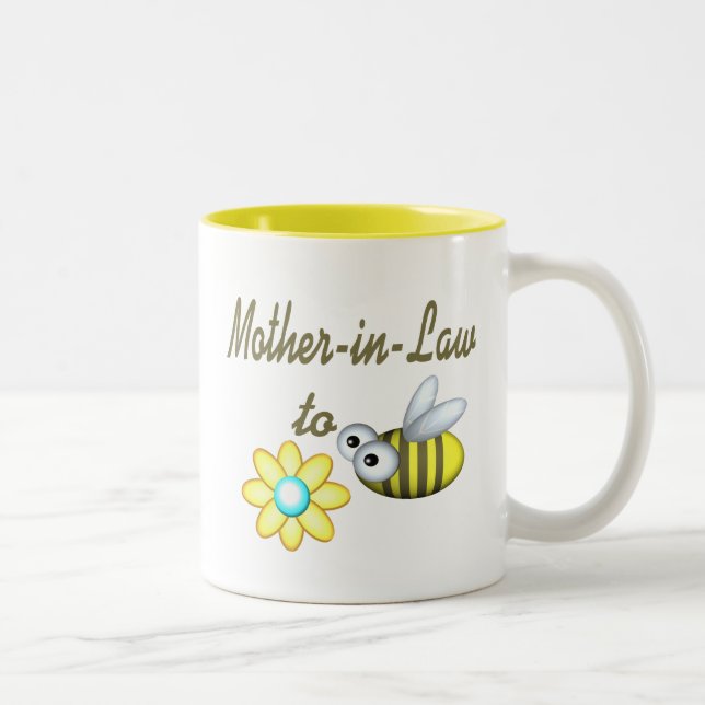 Mutter im Gesetz zu sein Zweifarbige Tasse (Rechts)
