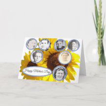 Mütter in der Familie Sunflower Trio Weiße Mütter 