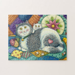 MUTTER KATZE & KÜCHE, PFLANZCHENWERKE, PINZUSHION