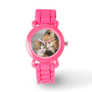 Mutter Katze Lieben Niedlich Kitten Foto - für Mäd Armbanduhr