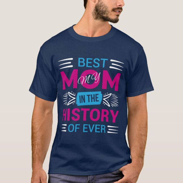 Mutter-Kind-Familie T-Shirt (Vorderseite)