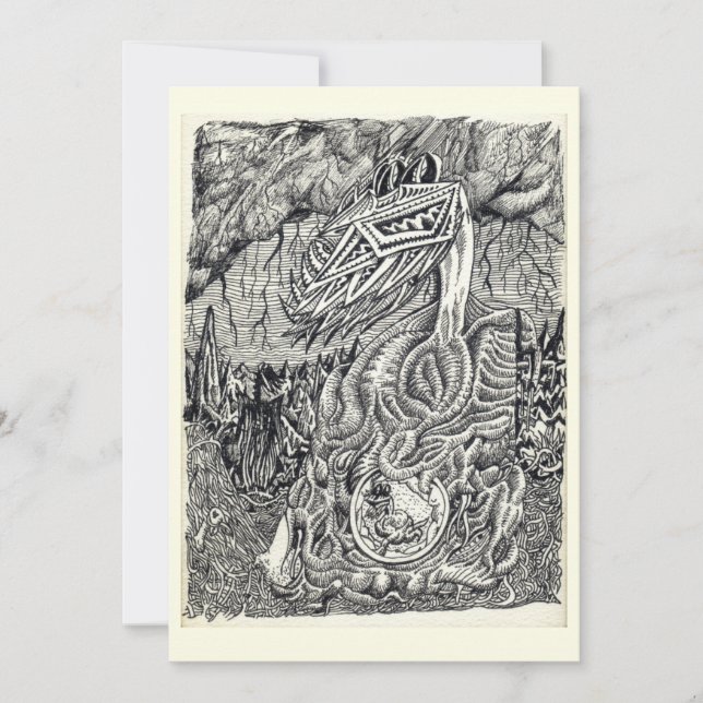 Mutter-Kind-Flachkarte (Vorderseite)