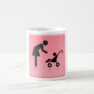 Mutter-Kind-Symbol Kaffeetasse