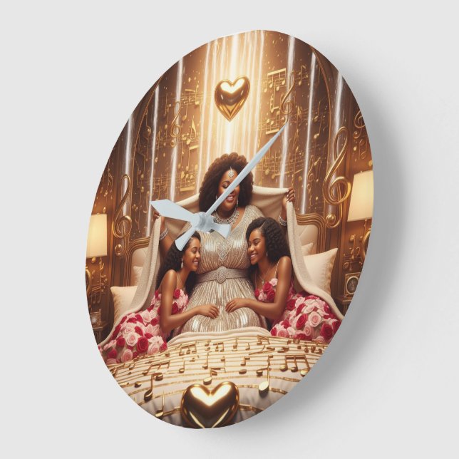 Mutter Kleider A Große Wanduhr (Winkel)