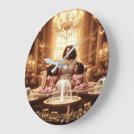 Mutter Kleider D Große Wanduhr