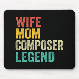 Mutter Komponist Legende Muttertag Vintage  Mousepad