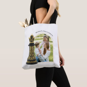 Mutter Königin meines Lebens, Goldenes Skript schw Tasche