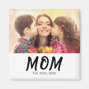 Mutter kreierte Fotogeschenk Magnet