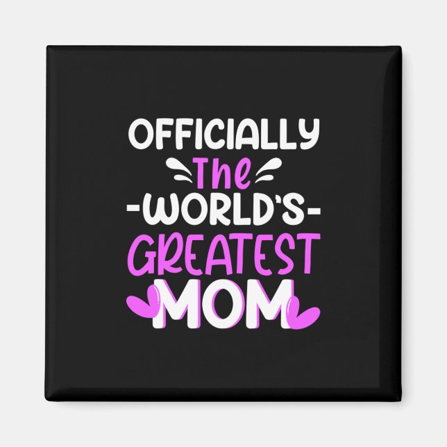 Mutter Kunst Die Beste Mama der Welt Magnet (Vorne)