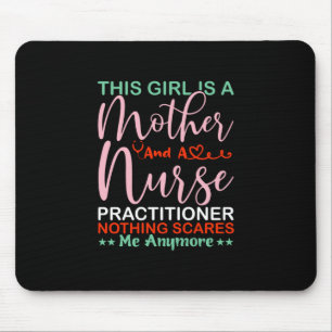 Mutter Kunst dieses Mädchen ist Mutter und Kranken Mousepad