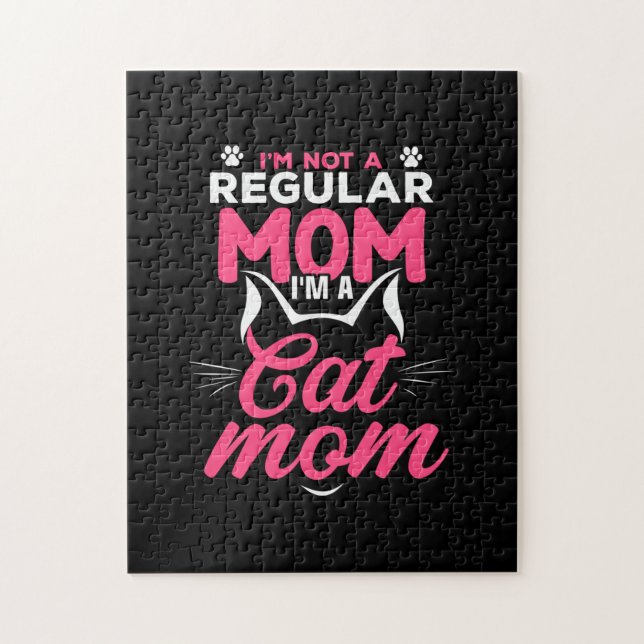 Mutter Kunst ich bin eine Katze Mama (Vertikal)