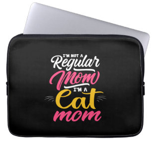 Mutter Kunst ich bin eine Katze Mama Laptopschutzhülle